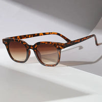 Retro Small Frame Cat Eye Sunglasses for Women 2023 Luxury V Sun Glasses Men Fashion Jelly Sunglasses with Metal Hinges
