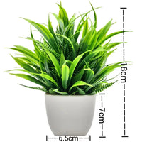 1pc Artificial Plants with Plastics Pots Perfect Greenery for Home DecorationsOffice Desk Living Room and Bedroom Decoration