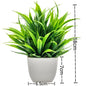 1pc Artificial Plants with Plastics Pots Perfect Greenery for Home DecorationsOffice Desk Living Room and Bedroom Decoration