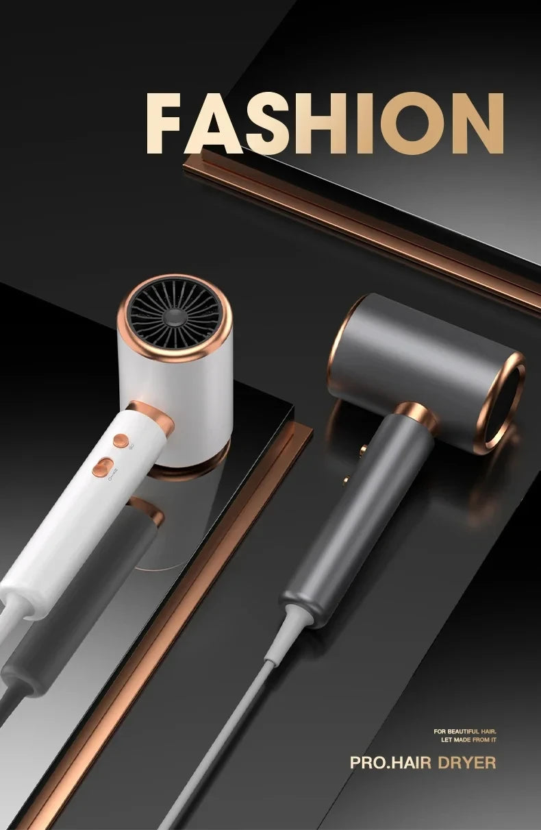 Salon Hair Dryer 2000W Professional Hot Cold Air Brush Negative Ionic Blow Dryer Strong Power 5th GearHairdryerblowdryerwithcomb