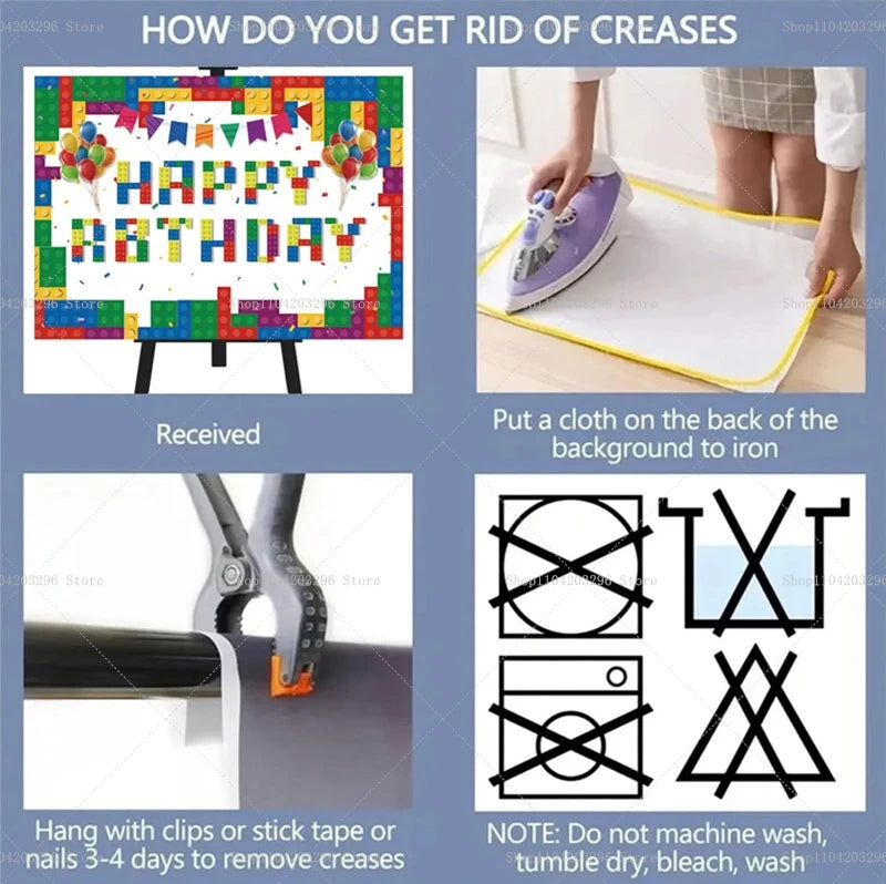 Game Theme Birthday Backdrop Pixel Background for Photography Boys Gaming Birthday Party Decorations Banner Baby Shower Supplies