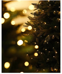 Pre-Lit Mixed PVC Christmas Tree – Dense Branches, LED Lights, Large Holiday Xmas Tree for Home Christmas Decoration