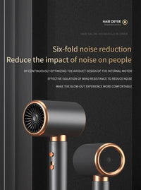 Salon Hair Dryer 2000W Professional Hot Cold Air Brush Negative Ionic Blow Dryer Strong Power 5th GearHairdryerblowdryerwithcomb