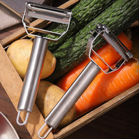 Kitchen Vegetable Peeler Stainless Steel Potato Peeler Slicer Korean Carrot Grater Shredder Multifunctional Fruit Veggie Tools