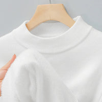 Half Turtleneck Knitwear Sweater New Autumn/Winter Mock Neck Sweatshirts Solid Color Pullovers Man Brand Casual Mens Clothing