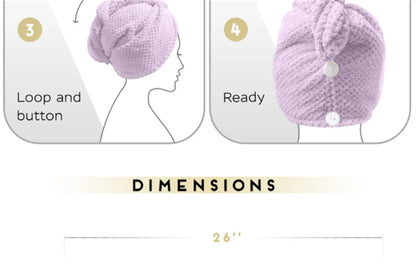 Dry Hair Cap Drying Hair Towel  Microfiber Hair Drying Wrap Strong Water Absorbent Triangle Shower Hat Wiping Hair Towel Tool