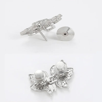 Jeans Button Adjustable Clips for Pant Skirts Waist Tightener Buckle Snap Button Adjuster Butterfly Pin Button Clothing Supplies