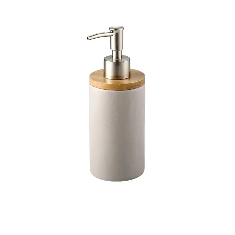 Ceramic Bathroom Accessories Set Fashion Soap Dispenser Toothbrush Holder Tumbler Ceramic Household Bathroom Product