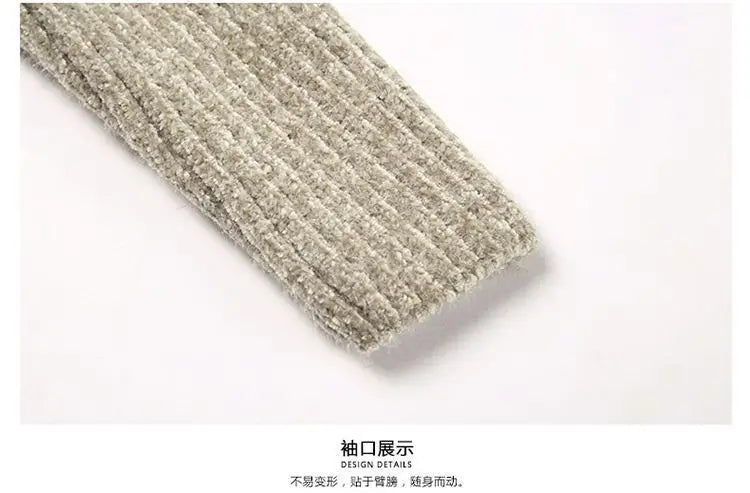 New Casual Men's Turtleneck Sweater in Winter Knitted Trendy High-end Thickened Slim Base Warm