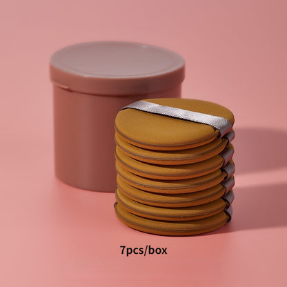 Karsyngirl 7Pcs/box Strawberry Cosmetic Puff Set Double Side Women Soft Makeup Sponge Beauty Make Up Powder Tools