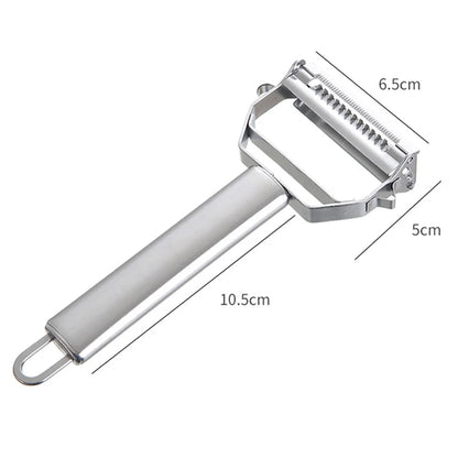 Kitchen Vegetable Peeler Stainless Steel Potato Peeler Slicer Korean Carrot Grater Shredder Multifunctional Fruit Veggie Tools