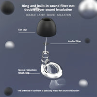 New Noise Cancelling Silicone Earbuds for Swimming Sleep Noise Cancelling - Sound Isolation and Noise Reduction Reduces Distract