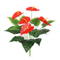 Artificial Plants 18 Head Anthurium Home Room Outdoor Garden Landscape Layout Festival Wedding Decora Potted Plant Photography