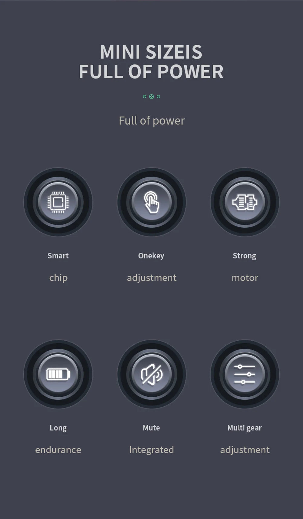 Massage Gun Portable Percussion Pistol Massager For Body Neck Deep Tissue Muscle Relaxation Gout Pain Relief Fitness