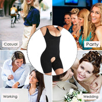 Shapewear Women Full Body Shaper Slimming Bodysuit Open Crotch Corset Waist Trainer Shaping Underwear Butt Lifter Lingerie Fajas