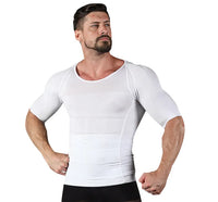 Men's Slimming Body Shapewear Corset Vest Shirt Compression Abdomen Tummy Belly Control Slim Waist Cincher Underwear Sports Vest