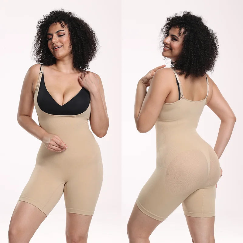 Shapewear Bodysuit for Women Tummy Control Full Body Shaper Thigh Slimmer Shorts Waist Trainer Slimming Underwear Belly Fajas