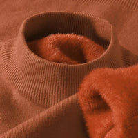 Half Turtleneck Knitwear Sweater New Autumn/Winter Mock Neck Sweatshirts Solid Color Pullovers Man Brand Casual Mens Clothing