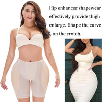 Shapewear Hip Enhancer Panties Women Low Waist Body Shaper Butt Padded Underwear Hip pads