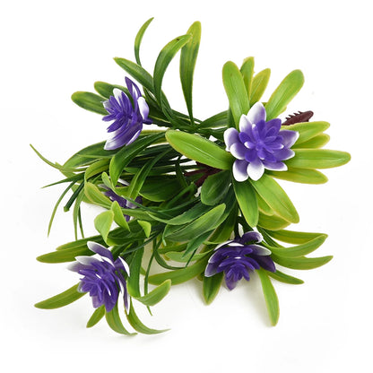 Artificial Flowers Plant Pot Simulate Fake Plastic Flowers Home Office Decor Gift Desktop Bonsai Wedding Party Balcony Ornaments