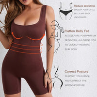 Women Postpartum Shapewear Bodysuit Tummy Control Body Shaper Seamless Colombia Fajas Belly Tight Push Up Butt Lifter Underwear